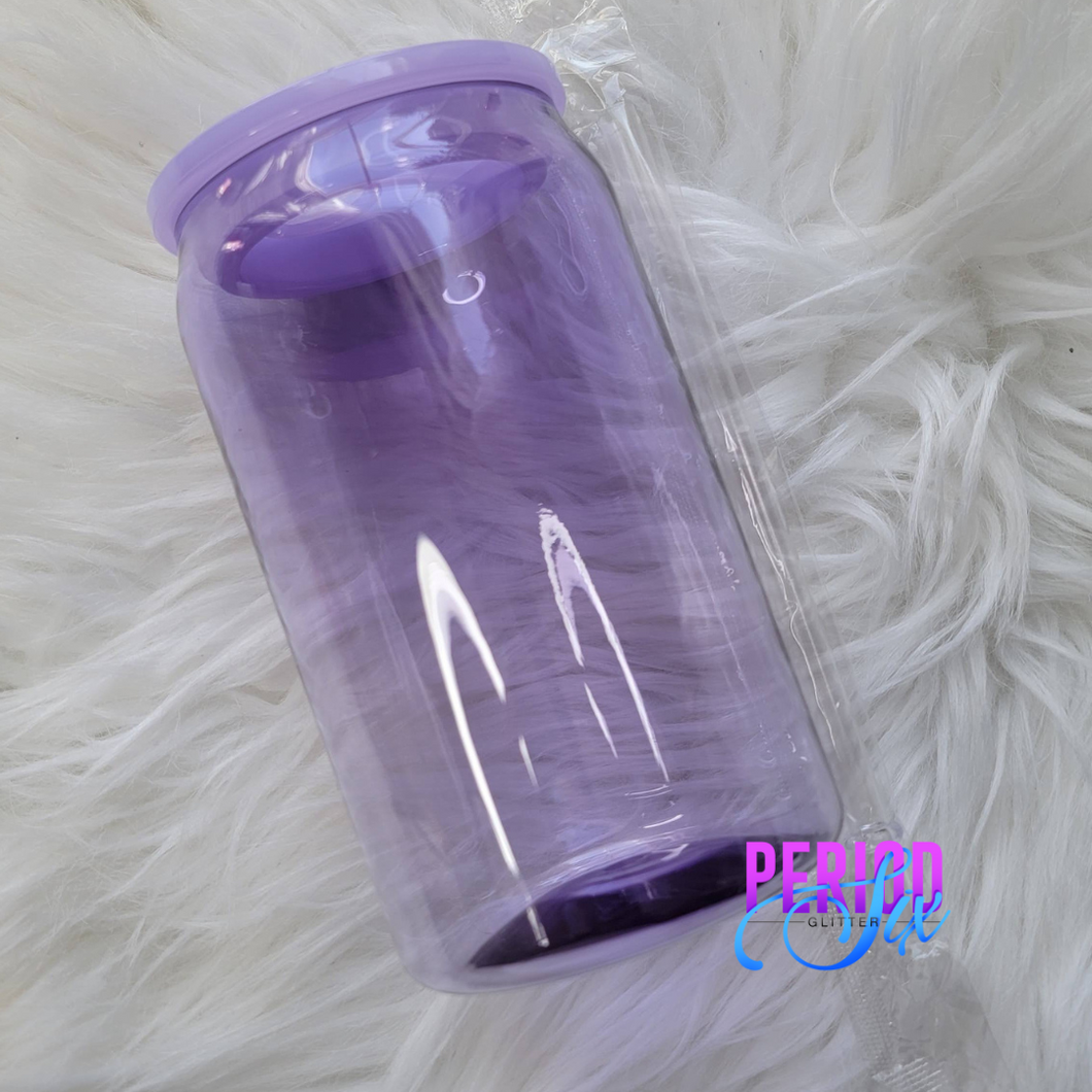 16oz Soda Can - Acrylic (Plastic) Purple Jelly