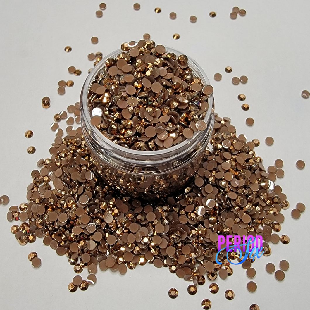 Bronzed Resin Rhinestones